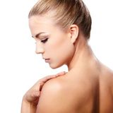 Microneedling of the skin of the arms