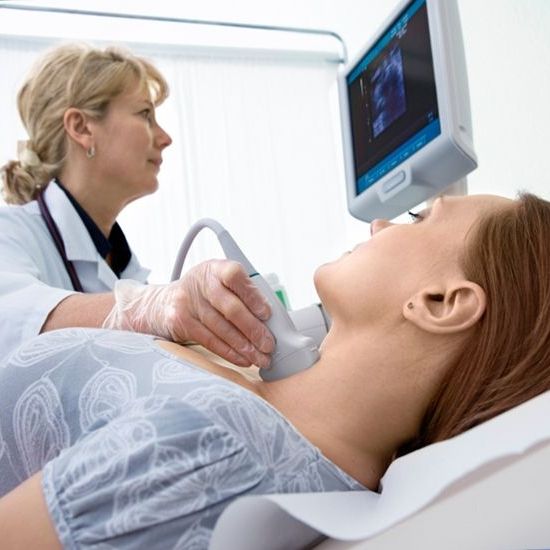 USG ślinianek z elastografią