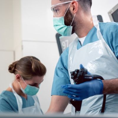 What is transnasal gastroscopy with urease test?